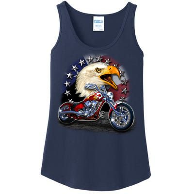 USA Chopper Bald Eagle Muscle Ladies Essential Tank