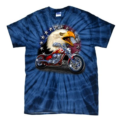 USA Chopper Bald Eagle Muscle Tie-Dye T-Shirt