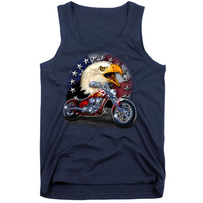 USA Chopper Bald Eagle Muscle Tank Top