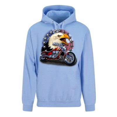 USA Chopper Bald Eagle Muscle Unisex Surf Hoodie