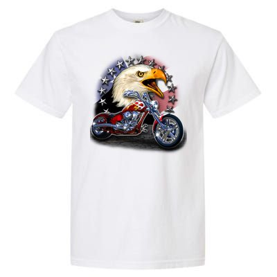 USA Chopper Bald Eagle Muscle Garment-Dyed Heavyweight T-Shirt