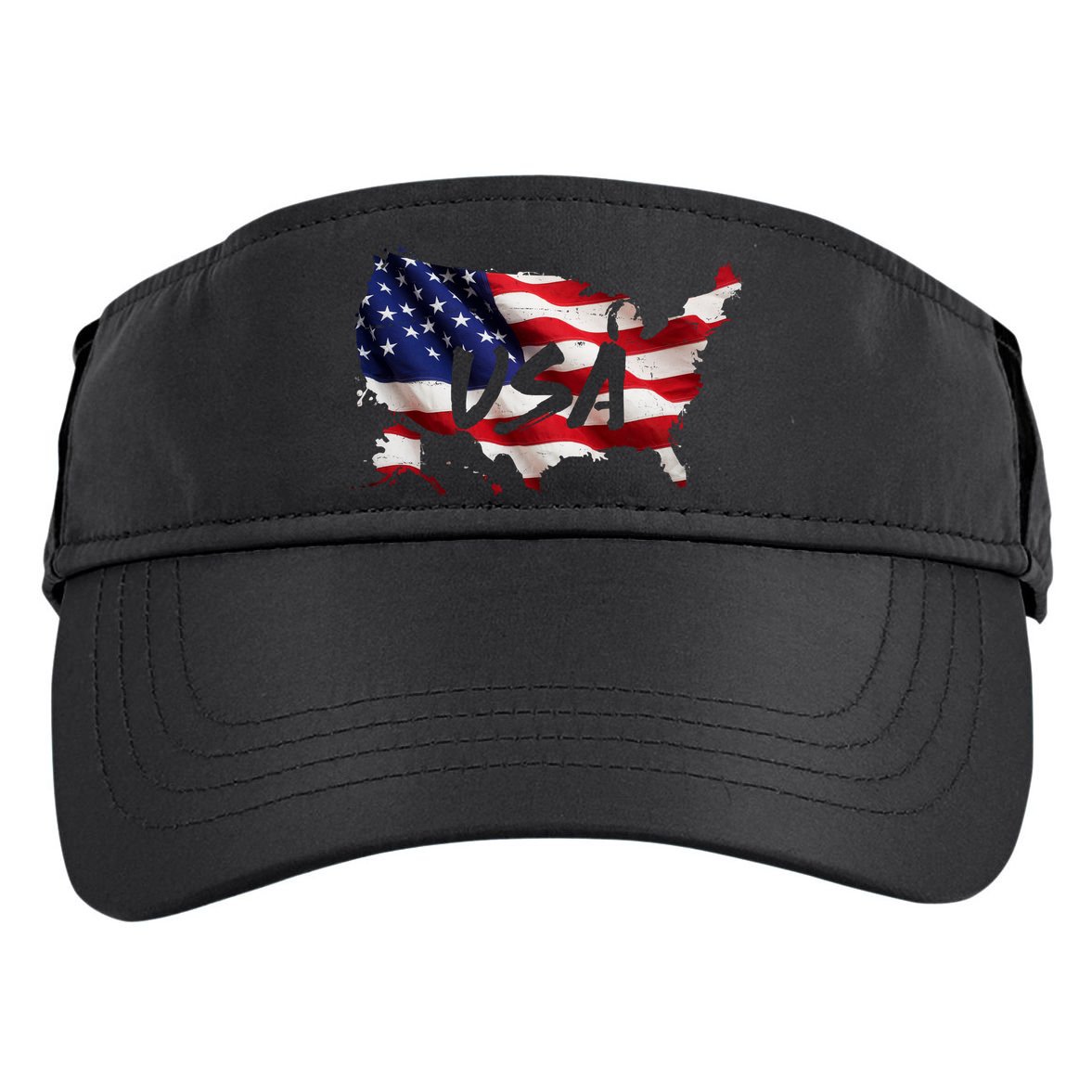 USA Country Flag Adult Drive Performance Visor