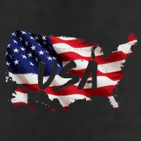 USA Country Flag Adult Drive Performance Visor