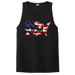 USA Country Flag PosiCharge Competitor Tank