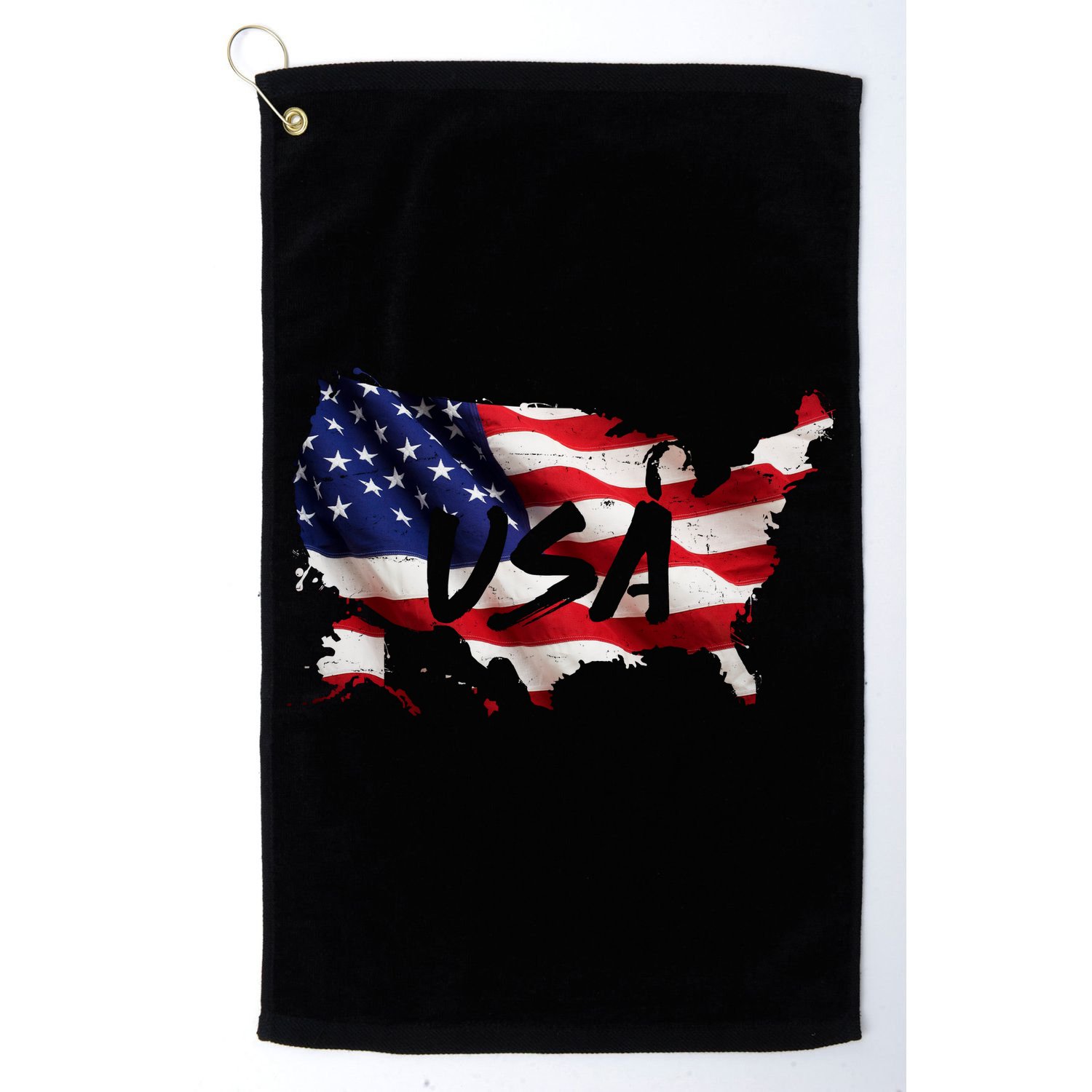 USA Country Flag Golf Towel
