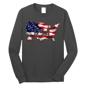 USA Country Flag Long Sleeve Shirt