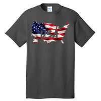 USA Country Flag Tall T-Shirt