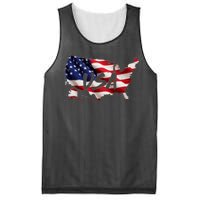 USA Country Flag Mesh Reversible Basketball Jersey Tank