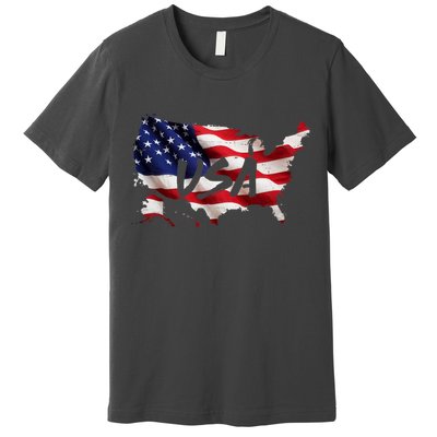 USA Country Flag Premium T-Shirt