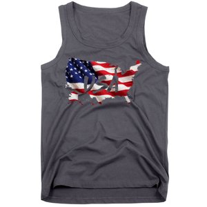 USA Country Flag Tank Top