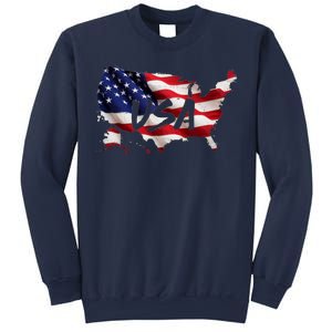 USA Country Flag Sweatshirt