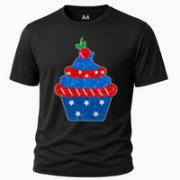USA Cupcake Cherry On Top Cooling Performance Crew T-Shirt