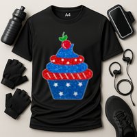 USA Cupcake Cherry On Top Cooling Performance Crew T-Shirt
