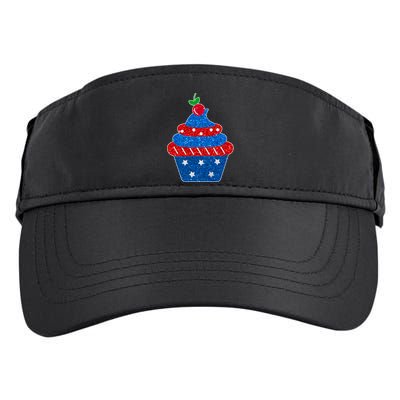 USA Cupcake Cherry On Top Adult Drive Performance Visor