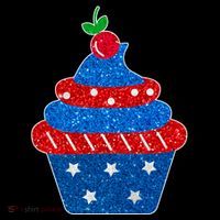 USA Cupcake Cherry On Top Flatbill Hat