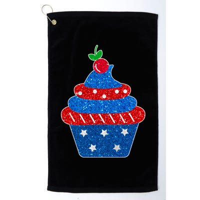 USA Cupcake Cherry On Top Golf Towel