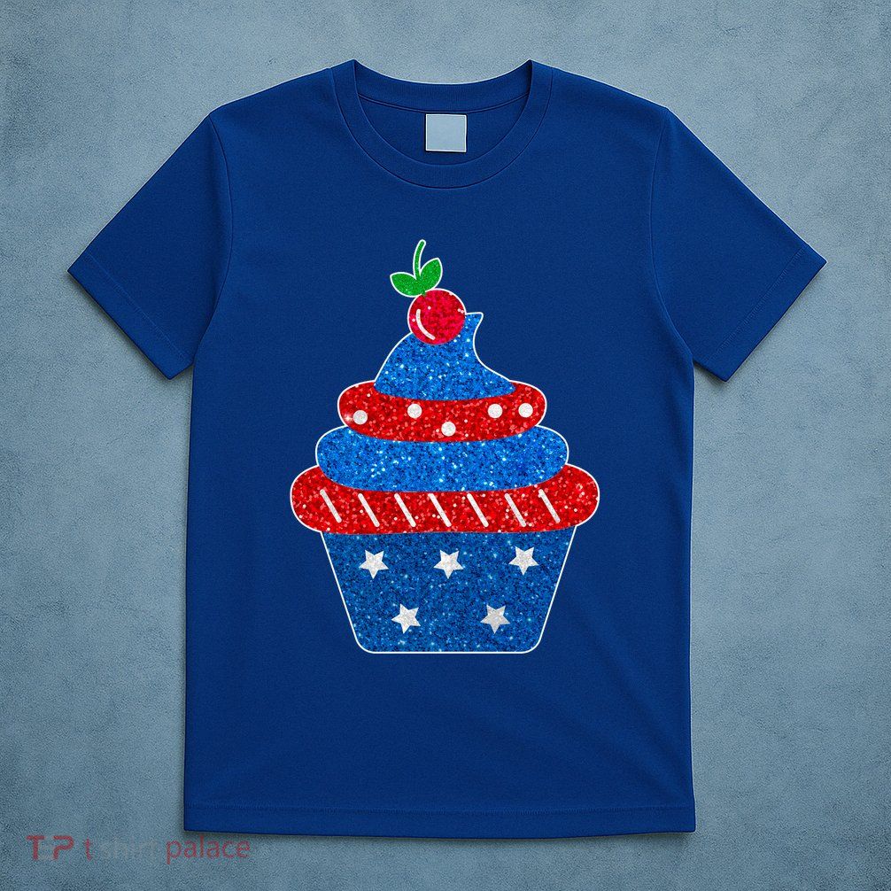 USA Cupcake Cherry On Top T-Shirt