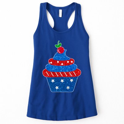USA Cupcake Cherry On Top Womens Tank Top