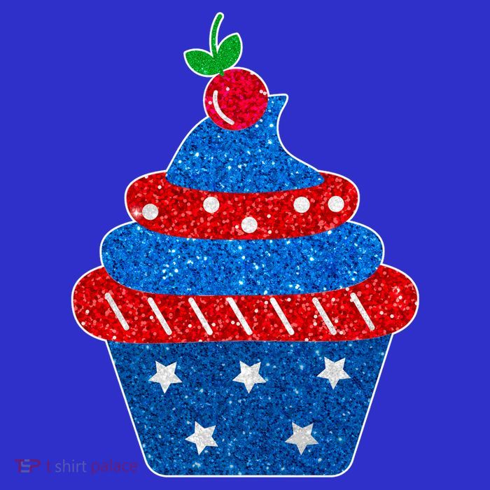 USA Cupcake Cherry On Top Baby Bodysuit