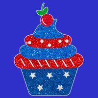 USA Cupcake Cherry On Top Zip Tote Bag