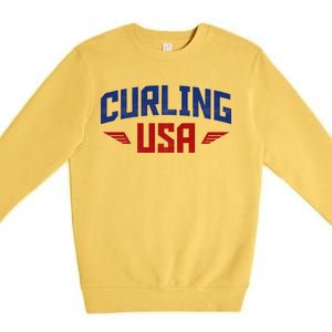 USA Curling Team Premium Crewneck Sweatshirt