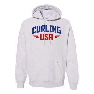 USA Curling Team Premium Hoodie