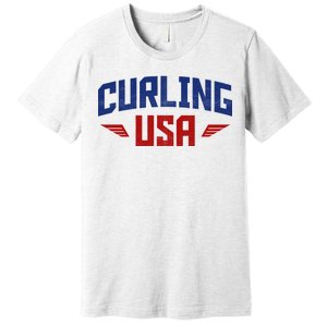 USA Curling Team Premium T-Shirt