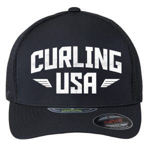 USA Curling Team Flexfit Unipanel Trucker Cap