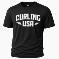 USA Curling Team Cooling Performance Crew T-Shirt
