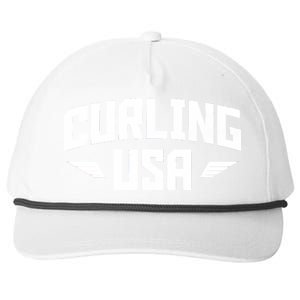 USA Curling Team Snapback Five-Panel Rope Hat