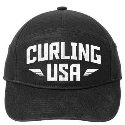USA Curling Team 7-Panel Snapback Hat