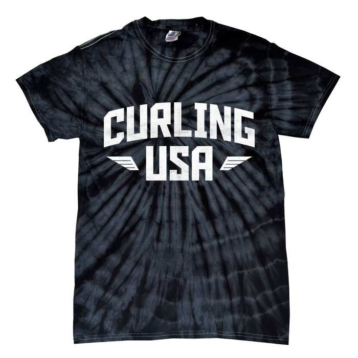 USA Curling Team Tie-Dye T-Shirt