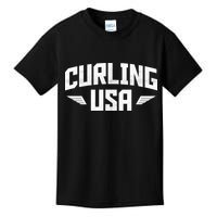 USA Curling Team Kids T-Shirt