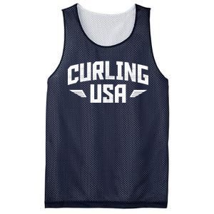 USA Curling Team Mesh Reversible Basketball Jersey Tank