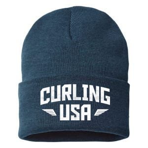 USA Curling Team Sustainable Knit Beanie