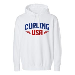 USA Curling Team Garment-Dyed Fleece Hoodie