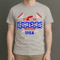 USA Curling Team Champs Winter Sports Games T-Shirt