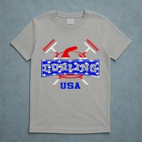 USA Curling Team Champs Winter Sports Games T-Shirt