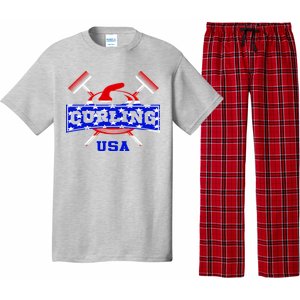 USA Curling Team Champs Winter Sports Games Pajama Set