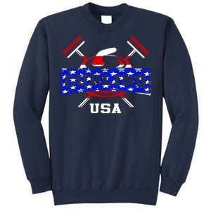 USA Curling Team Champs Winter Sports Games Sweatshirt