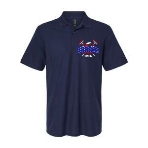 USA Curling Team Champs Winter Sports Games Softstyle Adult Sport Polo