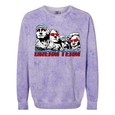 USA Dream Team Patriotic Colorblast Crewneck Sweatshirt