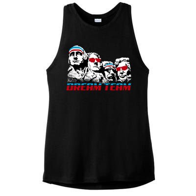 USA Dream Team Patriotic Ladies PosiCharge Tri-Blend Wicking Tank