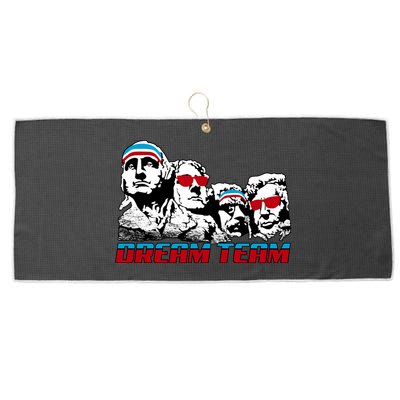 USA Dream Team Patriotic Large Microfiber Waffle Golf Towel