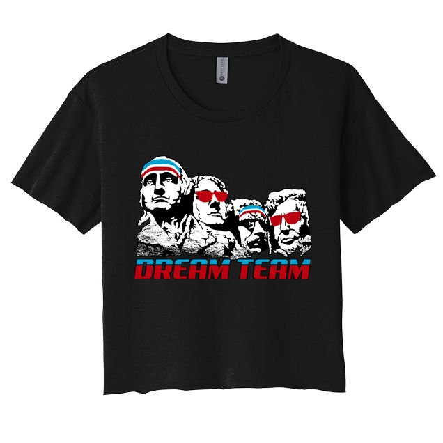 USA Dream Team Patriotic Crop Top