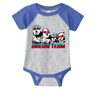 USA Dream Team Patriotic Infant Baby Jersey Bodysuit