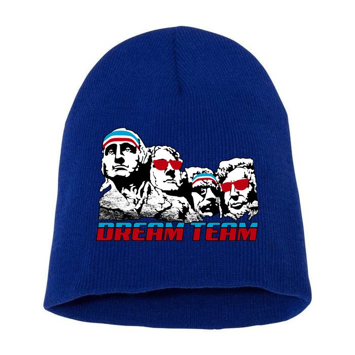 USA Dream Team Patriotic Short Acrylic Beanie