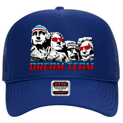 USA Dream Team Patriotic High Crown Mesh Back Trucker Hat