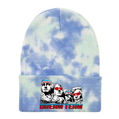 USA Dream Team Patriotic Tie Dye 12in Knit Beanie