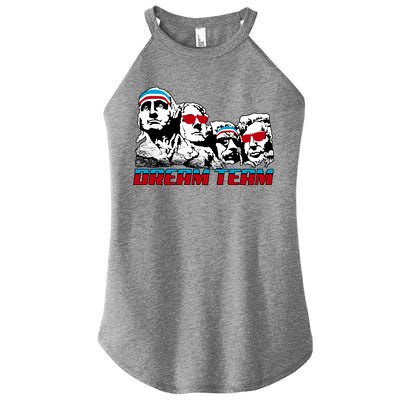 USA Dream Team Patriotic Women's Perfect Tri Rocker Tank